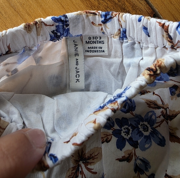 Janie and Jack 0–3M Floral Bloomers Set Little Bipsy Ribbed Tank Outfit - Picture 3 of 6